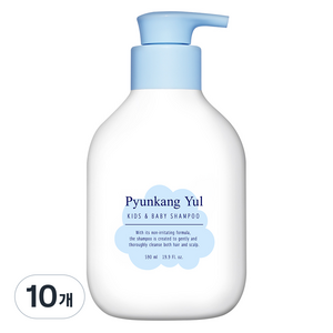 편강율 키즈 앤 베이비 샴푸 베이비파우더, 590ml, 10개