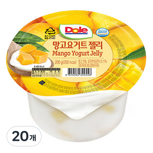 돌 망고요거트 컵젤리, 200g, 20개