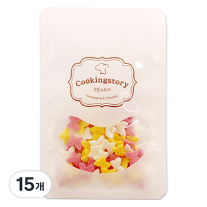 쿠킹스토리 슈가스프링클 버터플라이 빅 나비, 15g, 15개