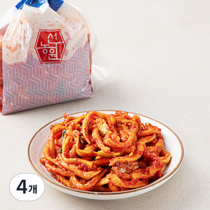 선농원 꼬들 무말랭이, 500g, 4개