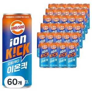 비타500 이온킥 제로 이온음료, 60개, 240ml
