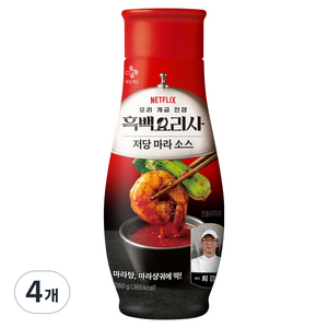 CJ제일제당 최강록셰프 저당 마라소스, 260g, 4개