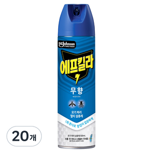 에프킬라 수성 에어로졸 살충제 무향, 500ml, 20개