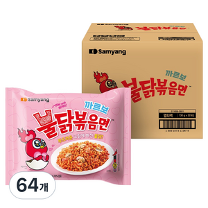 불닭볶음면 까르보 130g, 64개