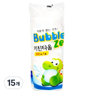 버블제로 키친타올, 60개입, 15개