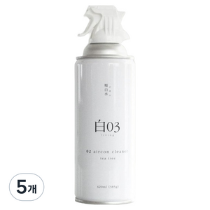 순백수 에어컨 클리너, 420ml, 5개
