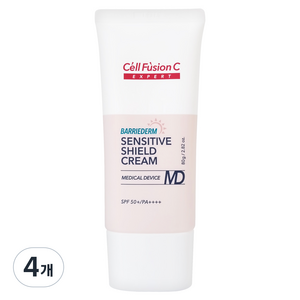 셀퓨전씨 엑스퍼트 배리덤 센서티브 쉴드 크림 MD, 80g, 4개