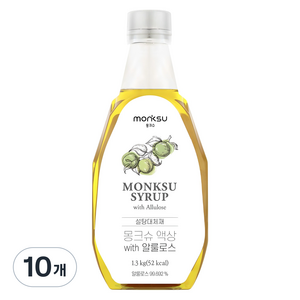 몽크슈 액상 위드 알룰로스, 1.3kg, 10개