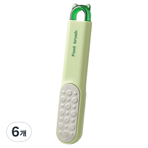 스테디얼 2IN1 풋케어 뒷꿈치 발 각질케어그린, 74g, 6개, 1개입
