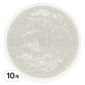 짱죽 실온 이유식 7개월부터 초기 묽은죽, 혼합맛(오트밀/바나나), 140g, 10개