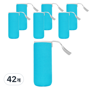 블럭마트 네오플랜 보온보냉 물병주머니 360ml, 블루, 42개