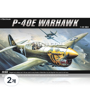 1/72 P-40E 워호크 WARHAWK, ACFA166, 2개