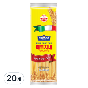 오뚜기 프레스코 페투치네, 20개, 500g