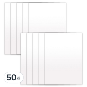 대원우드보드 A4 재단 백색 우드락 원단보드 가로 300mm x 세로 210mm, 50개, 5mm