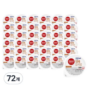 햇반 라이스플랜 12곡 잡곡밥, 210g, 72개