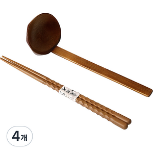 라면 젓가락 스푼 세트, MP151, 젓가락 + 숟가락, 4개
