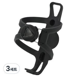 에이스피드 자전거 멀티 물통거치대 사이즈 조절가능 도난방지 세트 C136, 블랙, 3세트