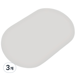 MUAMUA 규조토 발매트, 라이트베이지, 3개