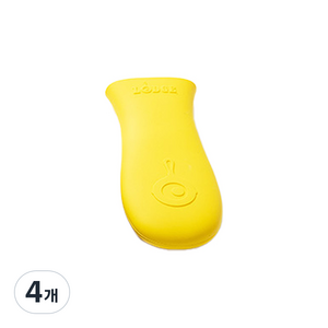 롯지 실리콘 내열홀더 옐로우, 4개