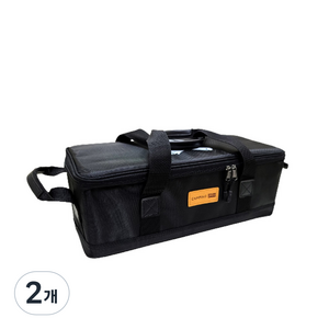캠핑지구 단조팩 멀티 툴 공구 가방, 블랙, 2개