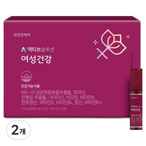 천호엔케어 액티브 솔루션 여성건강 114.8g, 2개, 5회분