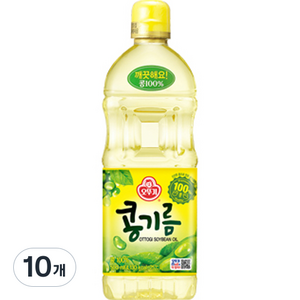 오뚜기 콩기름, 500ml, 10개