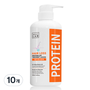 박준뷰티랩 헤어로스 LPP 단백질 트리트먼트, 500ml, 10개