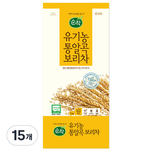 순작 유기농 통알곡 보리차, 1kg, 1개입, 15개
