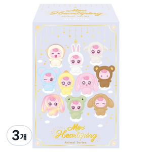 캐치티니핑 미니 하츄핑 애니멀 시리즈 서프라이즈 플러시 키링, 13cm, 랜덤발송, 3개