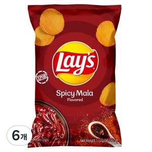 레이즈 스파이시 마라맛 감자칩, 170g, 6개