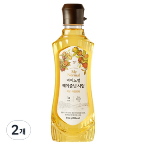 마이노멀 저당 저칼로리 헤이즐넛 시럽, 500g, 2개