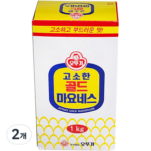 오뚜기 골드마요네스, 1kg, 2개