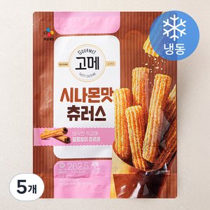 고메 씨제이 시나몬맛 츄러스 (냉동), 262.5g, 1개, 5개
