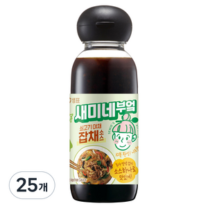 새미네부엌 쇠고기 야채 잡채소스, 360g, 25개