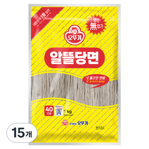 오뚜기 알뜰당면, 1kg, 15개