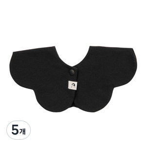 코니 턱받이, 블랙, 5개