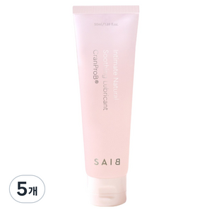 세이브 인티메이트 네츄럴 수딩젤 크랜프로비, 5개, 50ml