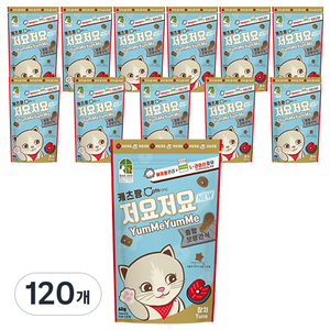 캐츠랑 전연령 고양이 저요저요 종합보양간식, 참치, 60g, 120개