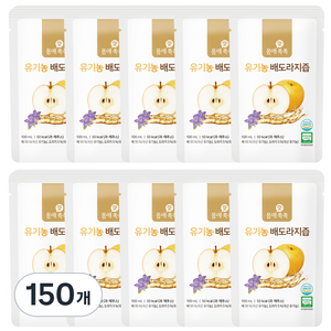 몸애쏙쏙 유기농 배도라지즙, 100ml, 150개
