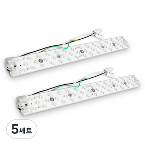 블루밍 LM LED 모듈 25W + 형광등 FPL 36W 세트, 주광색, 5세트