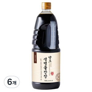 신앙촌 양조 생명 물간장, 1.8L, 6개
