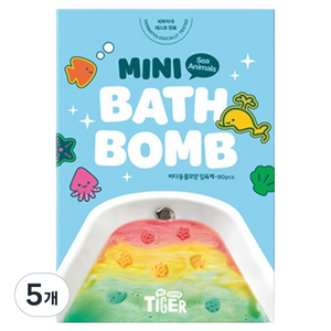 마이리틀타이거 미니 배쓰밤, 300g, 5개