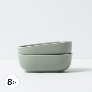 보울보울 국산 레트로라인 오발미니볼, 그린티라떼, 8개
