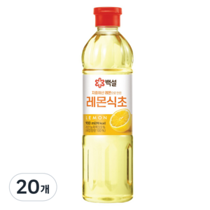 백설 지중해산 레몬식초, 900ml, 20개