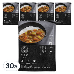 미정당 고기듬뿍 카레소스, 200g, 30개