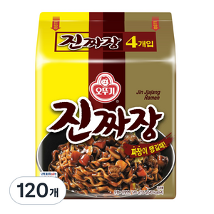 오뚜기 진짜장 라면 135g, 120개