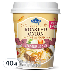 폰타나 프렌치 어니언 크림수프, 20g, 40개