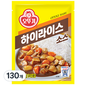 오뚜기 하이라이스 소스, 100g, 130개