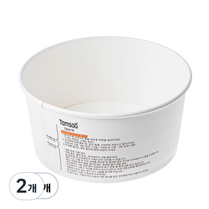 탐사 전자레인지용 종이용기 1500ml, 2개, 60개입