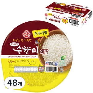 오뚜기 수향미밥, 210g, 48개
